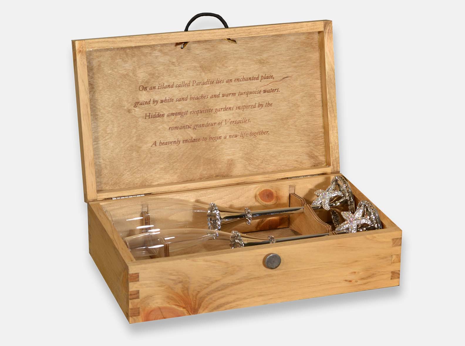Custom wood presentation box built for a Governor General's medal.